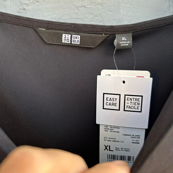 Uniqlo  Bundle x 2 Drape Camisole, BNWT, Orange/Black, size XL - Picture 4 of 11